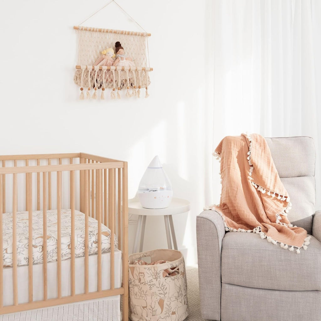 Layer Quilt Muslin Swaddle Blanket, Soft Cotton Lightweight Nursery and Stroller Blanket for Baby Boys & Girls