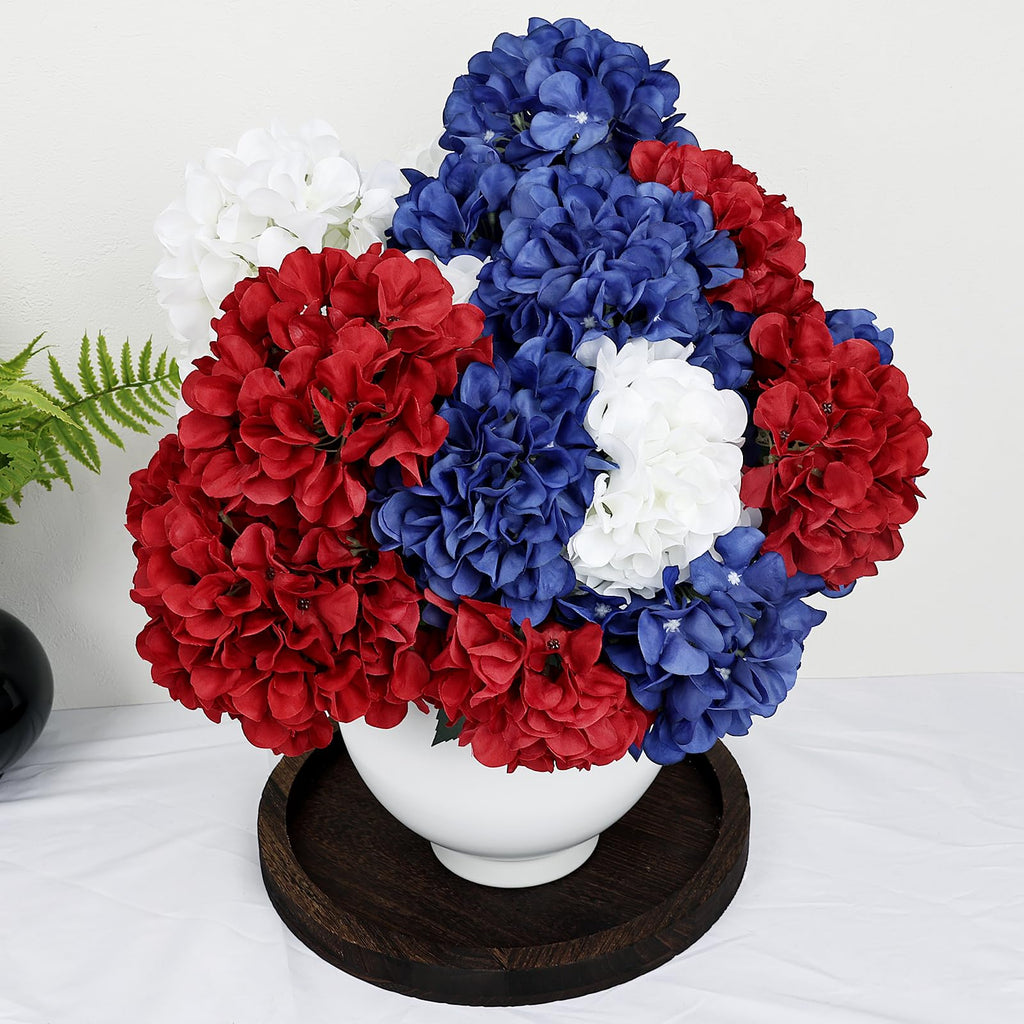 Navy Blue Large Artificial Bulk, 6 PCS, 54 Heads