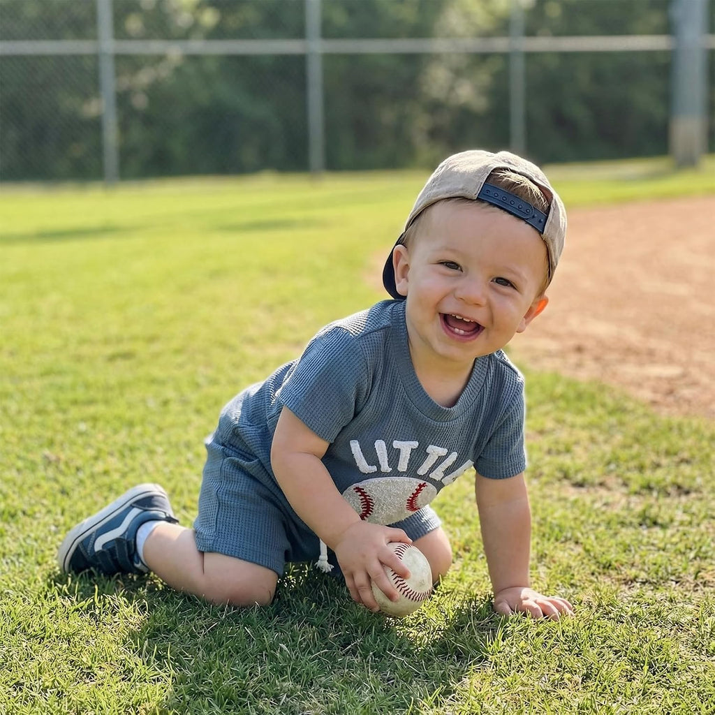 Toddler Baby Boy Summer Clothes Baseball Golf T-Shirt Shorts Set