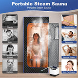 Portable Sauna - Sauna Steamer Machine for Home with 3L 1200W Steamer, 9 Levels