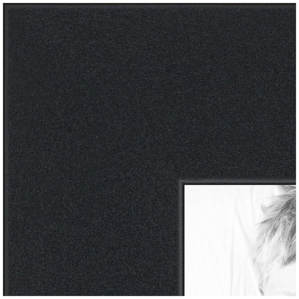 21x31 Inch Black Picture Frame, This 1.2500 Inch Custom Poster Frame is Black - Comes with Acrylic and Corrugated
