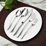 60-Piece Silverware Set for 12, Heavy Duty Stainless Steel Flatware Utensils Cutlery Set Including Steak Knife Fork