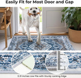 Runners for Hallways 2x8 Ft Washable Kitchen Runner Rug Boho Runner Rug for Entryway Indoor Blue Pri