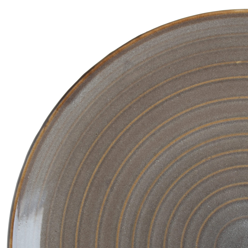16 Piece Dreamweaver Double Bowl Terracotta Reactive Dinnerware Set - Earthy Brown, Service for 4 (16pcs)