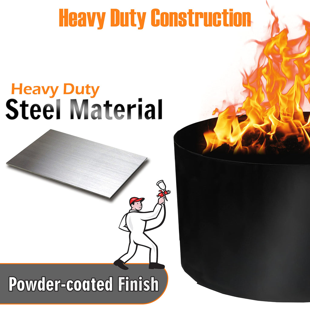 48 Inch x 12 Inch No Bottom Fire Pit Ring Liner