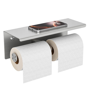 Toilet Paper Holder with Shelf, Commercial Toilet Paper Dispensers