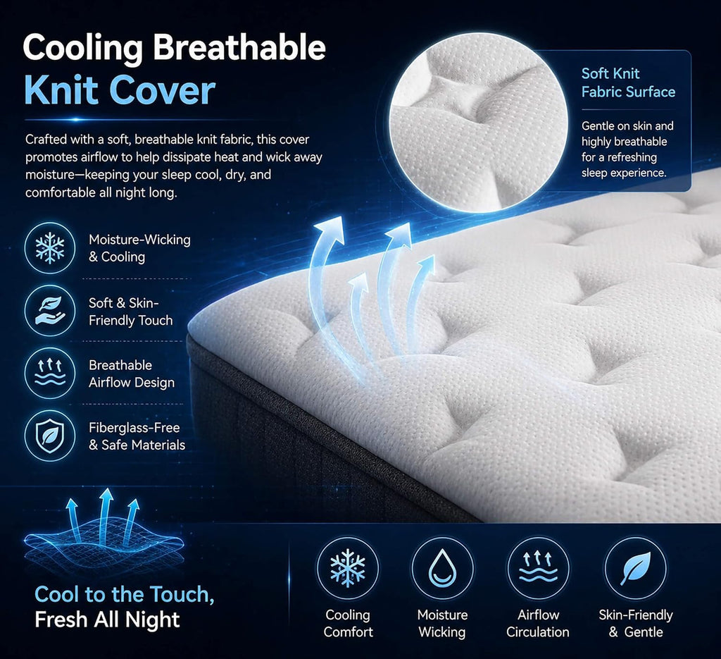 King Size 12 Inch Hybrid Mattress in a Box, 2026 Upgraded Luxury, Gel Memory Foam, Individual Pocket Spring, Medium