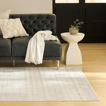 Home Nordic Ivory Area Rug - Easy Clean, Non Shedding, Bed Room, Living Room, Dining Room, Kitchen