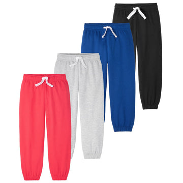 Toddler Boy Solid Jogger Pants, Pack