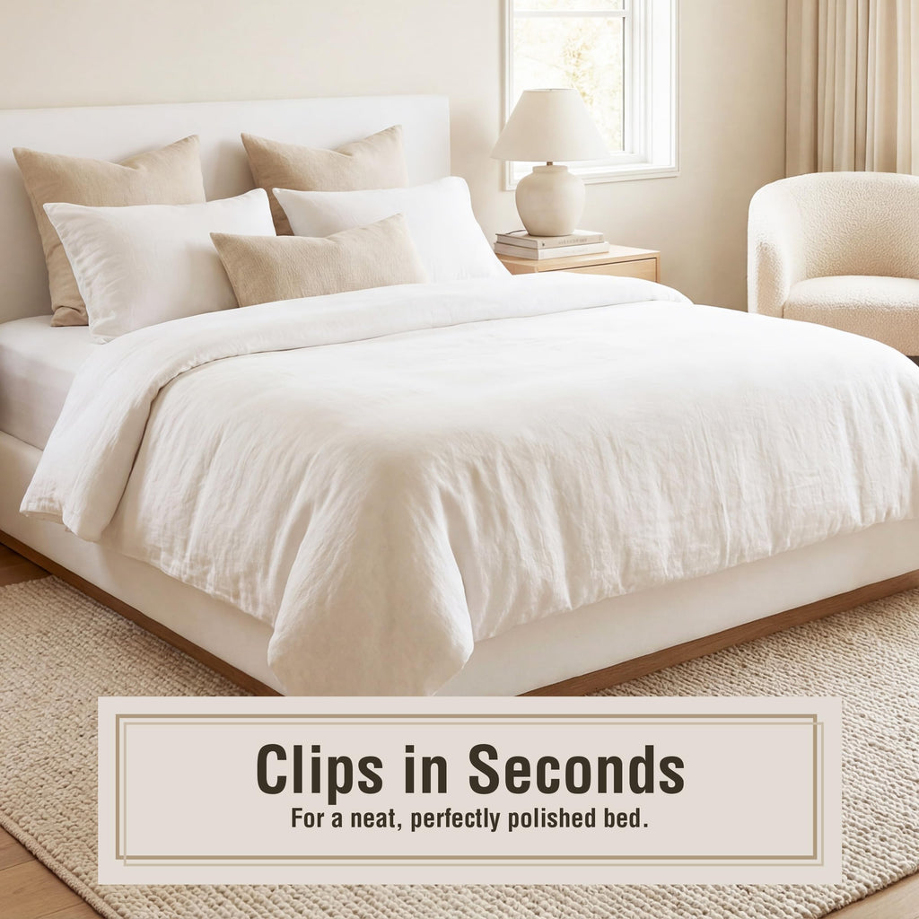 For Duvet Covers, Helps Prevent Blanket from Bunching or Shifting, 4-Pack