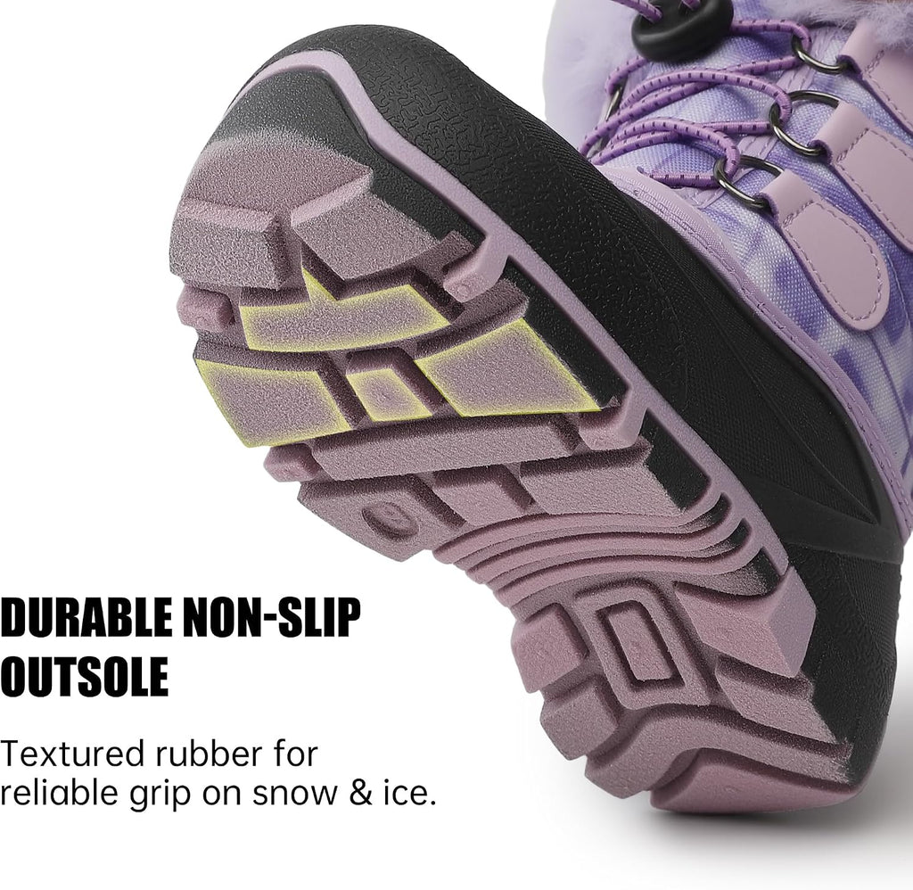 Girls Boys Winter Snow Boots, Kids Boots