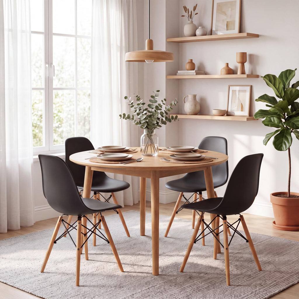 Inspired Eames Style Modern Dining Chair Mid Century Modern DSW Chair, Shell Lounge Plastic Chair, Dining, Bedroom, Living Room
