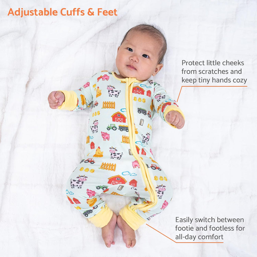 Baby Footie Pajamas, Viscose from Bamboo Sleepers