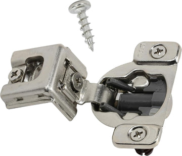 1-1/4" Overlay Soft Close 105 Degree 2 Cam Press in Face Frame Concealed Cabinet Hinge 6-Way Adjustable E8Q115NH (10