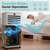 8,000 BTU Portable Air Conditioner and Heater, Small AC with Dehumidifier and Fan, Wifi Function