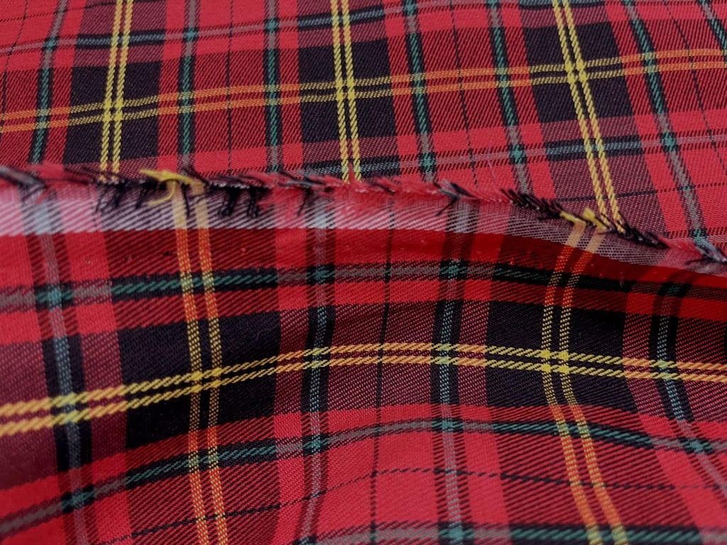 60 Inch Plaid Scottish Traditional Pattern Tartan Motif Printed 100% Woven Cotton Fabric for Clothing Tablecloth