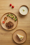 Ceramic Dinnerware Set for 4,Reactive Glaze Plates and Bowls Sets,Microwave Safe,Chip-Resistant Dish Set,Perfect for