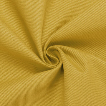 12OZ Denim Fabric 59" Cotton 2 Yard Earth Yellow