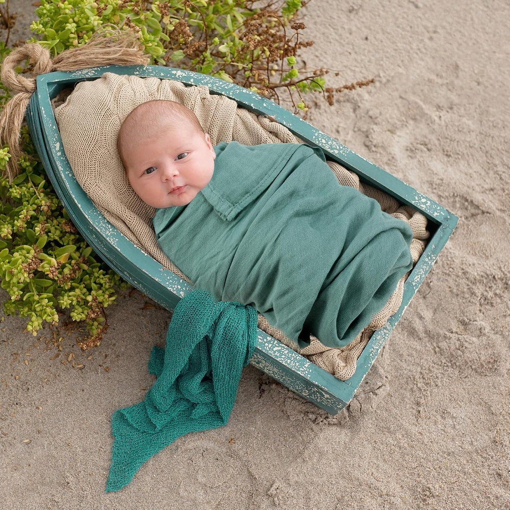 6 Pack Large Muslin Swaddle Blankets for Newborn, Bright