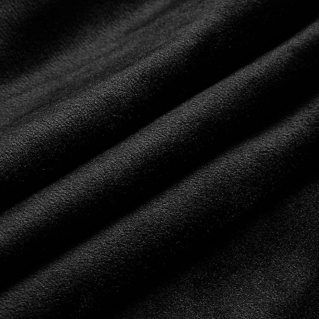 Throw Pillow Covers 18x18 Inch, Pack of 2 - Black Velvet Decorative Cases