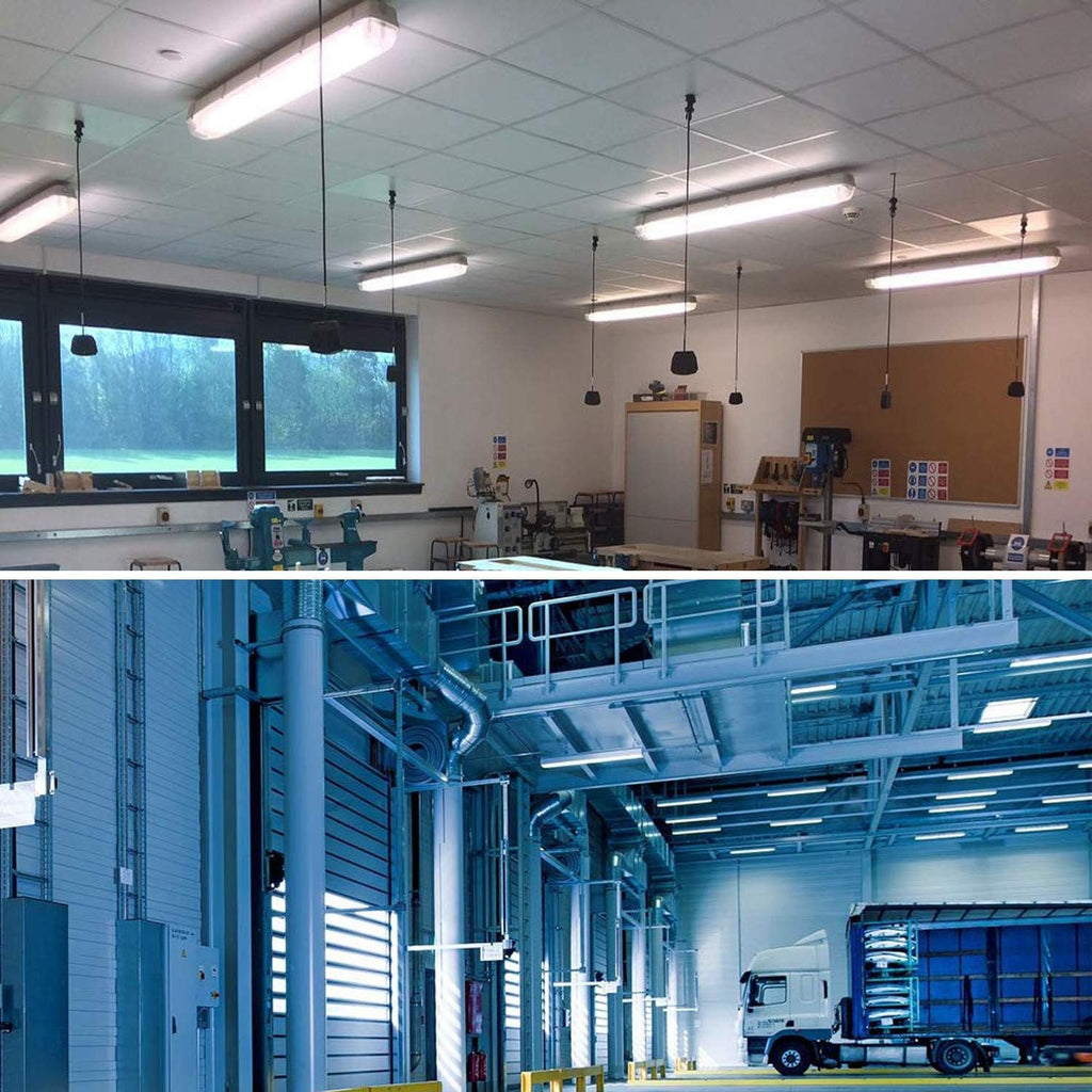T8 T10 T12 2FT LED Light Tube - 8W 24 Inch Led Fluorescent Tube Replacement, 20W Equivalent, 1120 Lm, 6500K Cool
