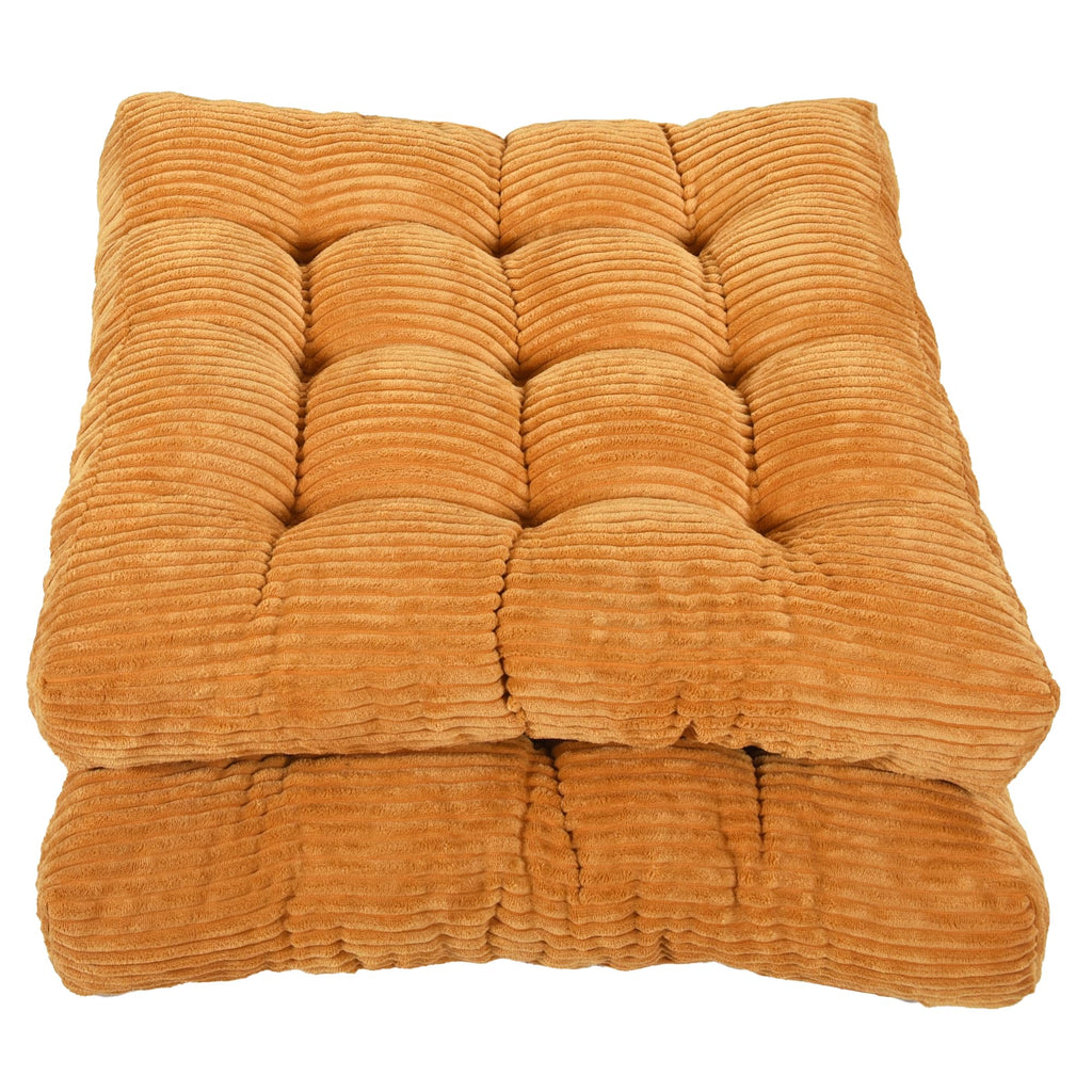 Meditation Floor Pillow Set of 2, Memory Foam Meditation Cushion for Adults Sitting, Large Square Thickened Seat
