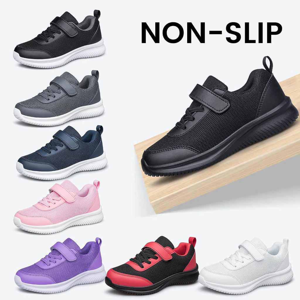 Boys Girls Sneakers Kids Shoes Lightweight Breathable Athletic Running Tennis Shoes for Toddler/Little Kid/Big Kid