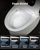 CANEST Smart Toilet with ADA Chair Height, Foam Dispenser, 1.1/1.6GPF Dual-Flush Bidet Toilet, 12" Rough-in