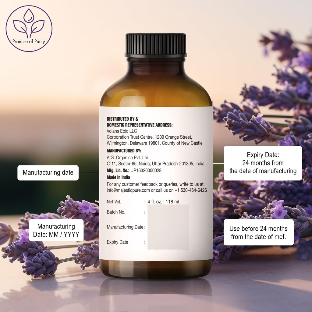 Lavender Essential Oil for Diffuser - 4 Fl Oz (Pack of 2)