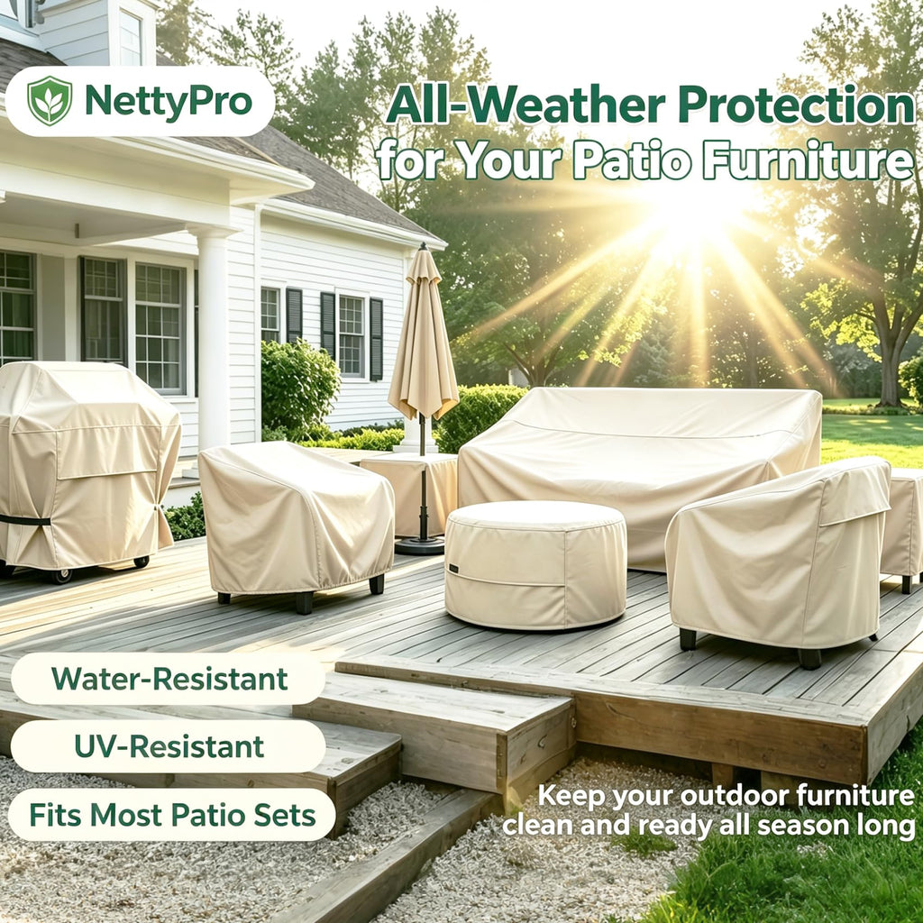 For Outdoor Furniture Set 2, 34"W x 37"D x 36"H