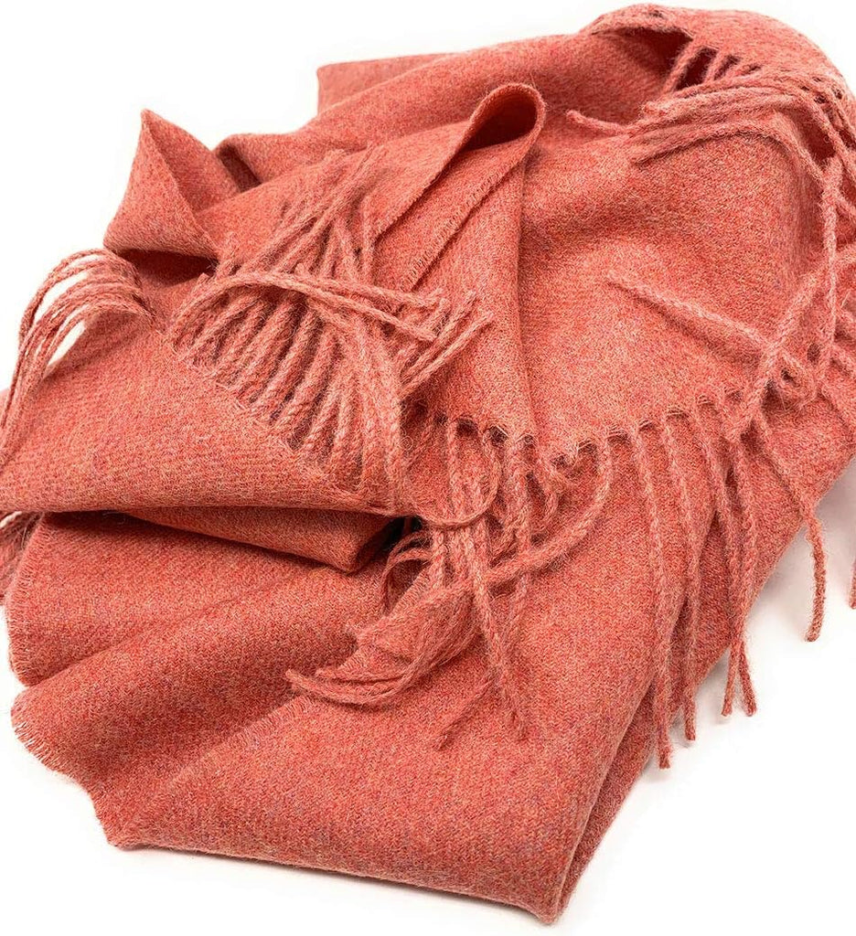 Home | Cityscape Throw Blanket | 100% Pure Baby Alpaca Wool | 6.6 Feet Long X 4.25 Feet Wide | Hypoallergenic, Soft &