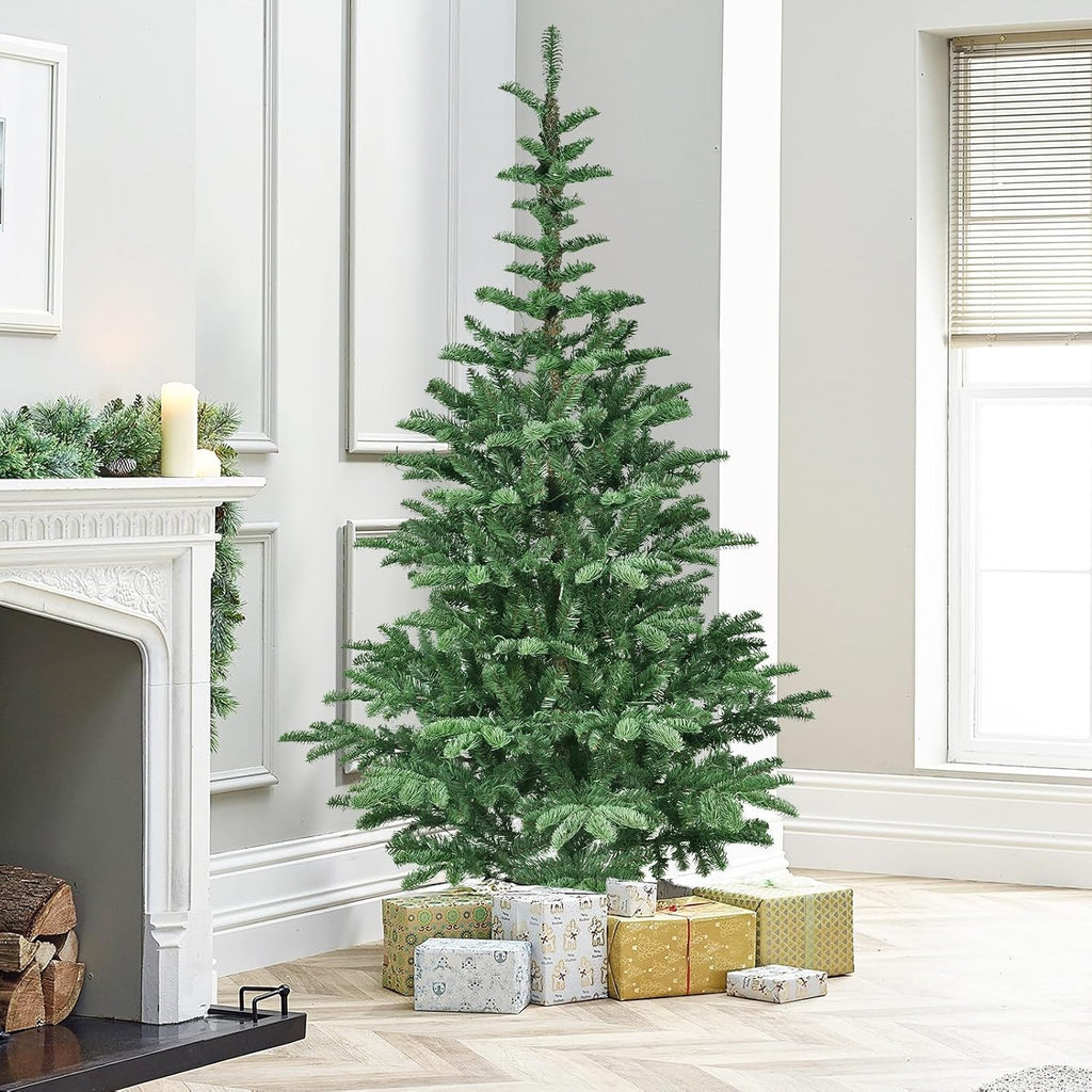 Pre-Lit Christmas Tree 500 Warm White LED Lights Green