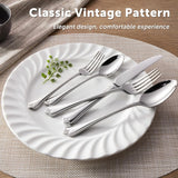 Silverware Set, 30-Piece 18/10 Stainless Steel Flatware Set Cutlery Set for 6