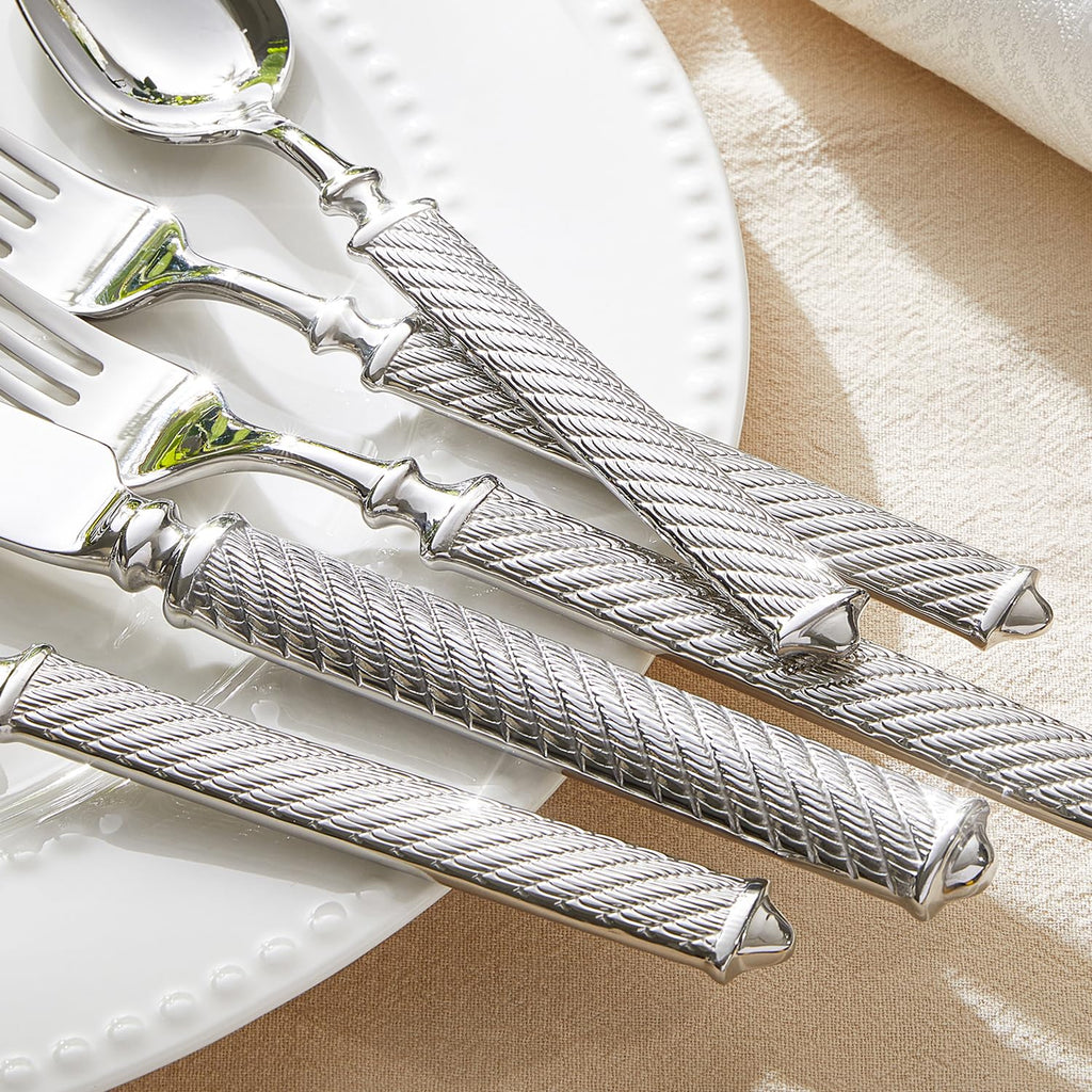 Silverware Set, 5 Piece Flatware Set, 18/10 Stainless Steel