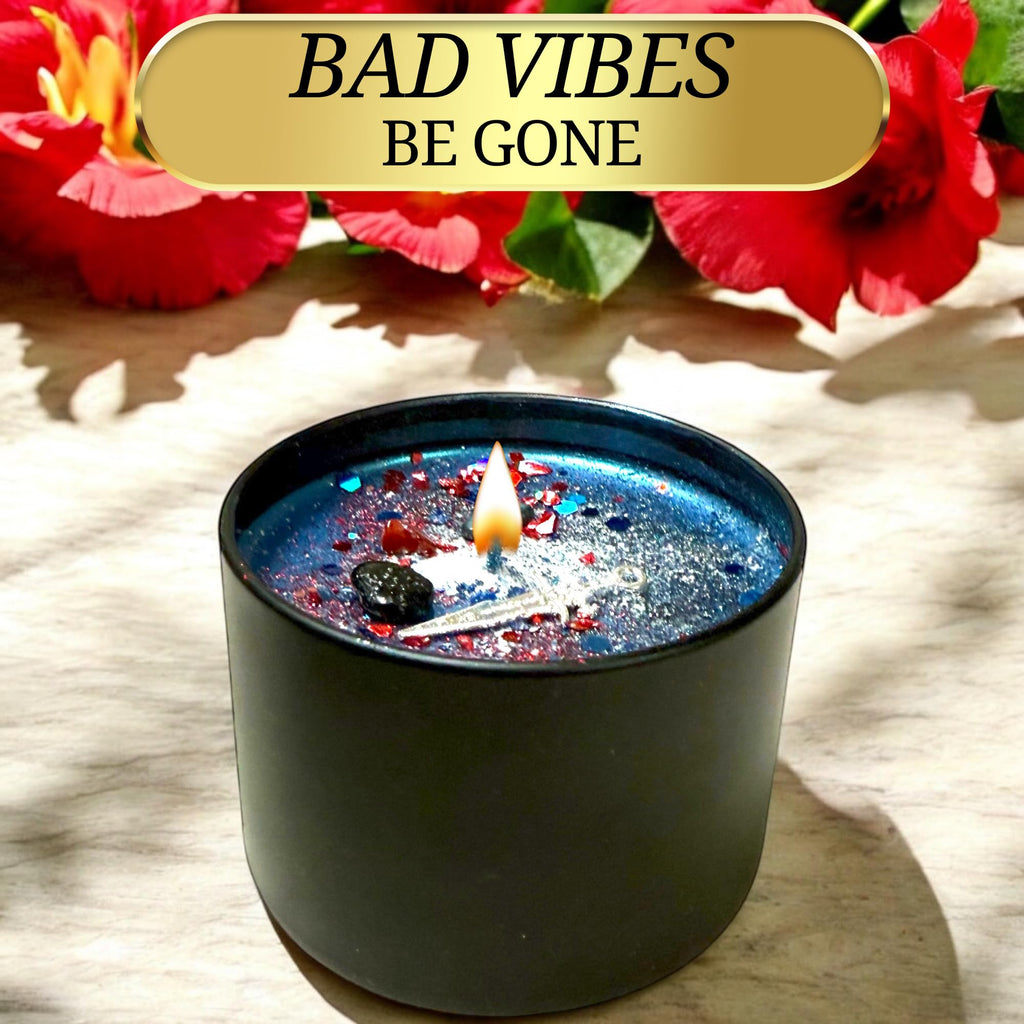 Kali Hindu Goddess Crystal Candle | Kali Spell Candle - Remove Obstacles, Destroy The Old, Personal Growth, Rebirth &