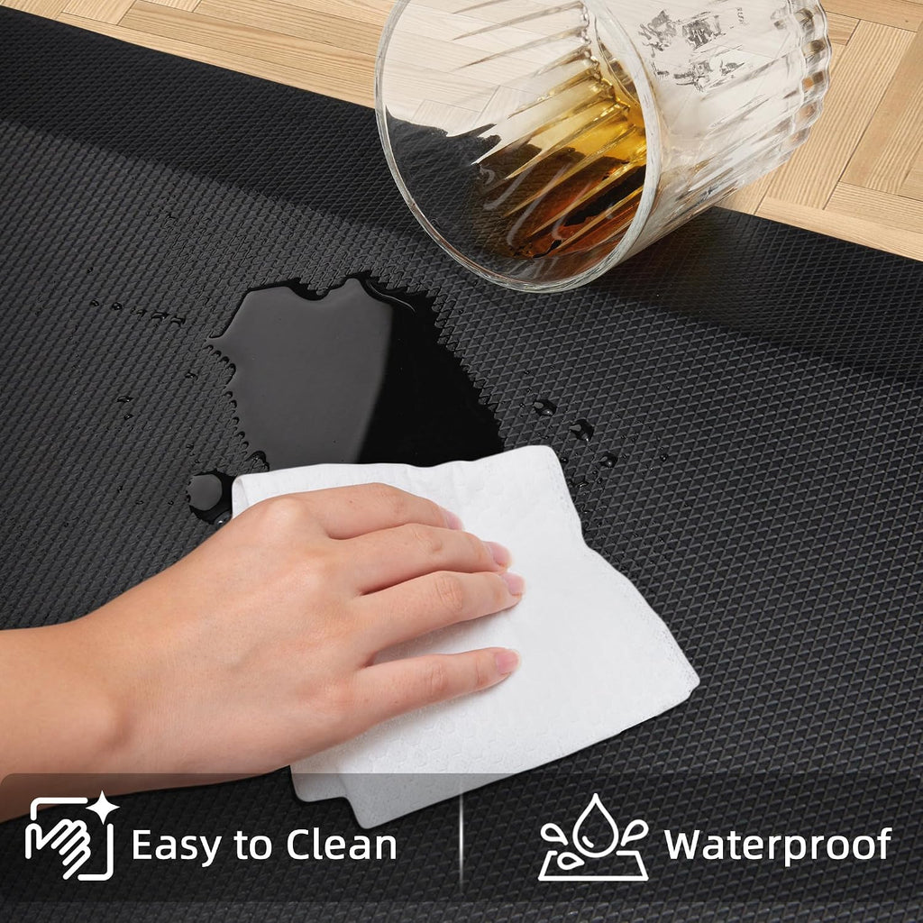 Extra Thick Anti Fatigue Mat Floor, 20x32, Black | 9/10 Inch Thick, Cushioned Standing Desk Mat, Memory Foam