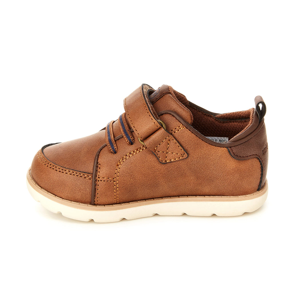 Boys Ethan Dress Shoe, Tan, 5 Toddler