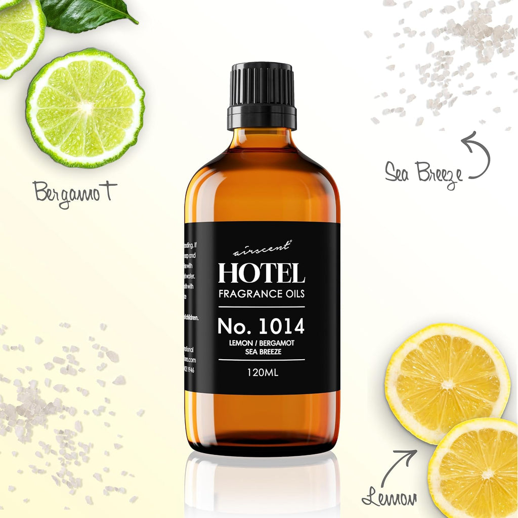 Hotel Diffuser Oil No. 1014 - Iconic 5-Star Hotel Blend - 120 mL - Set of 4