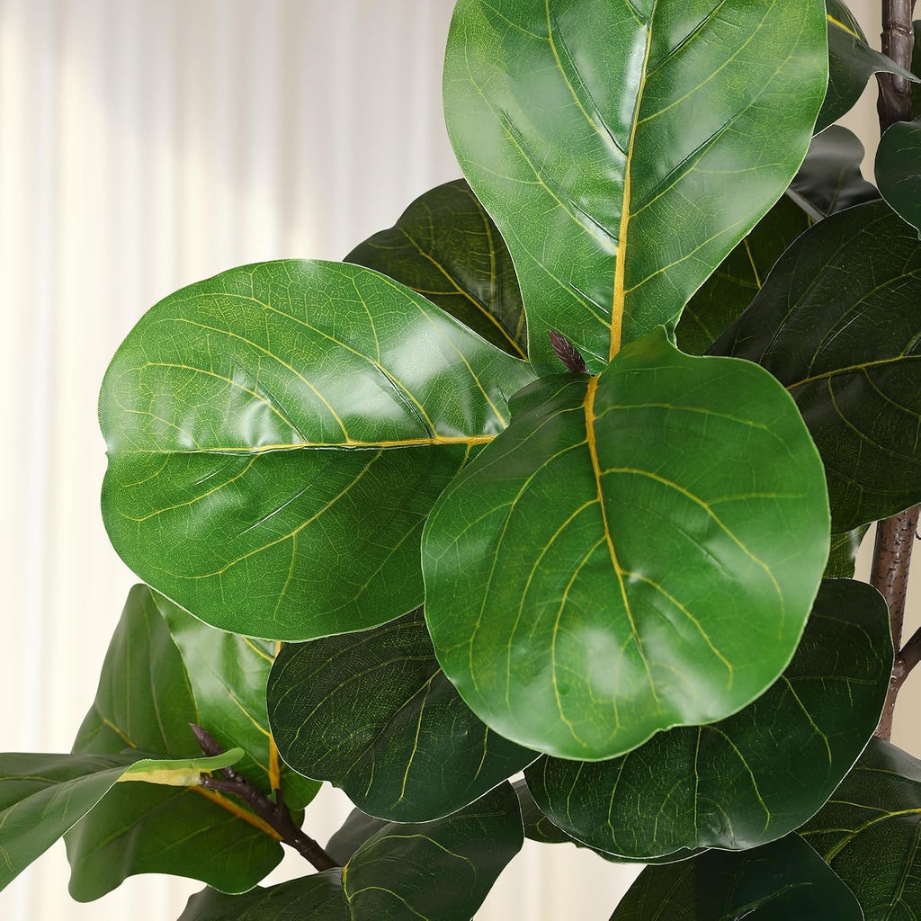 6ft Fiddle Leaf Fig Tree Artificial Plant in Pot Home Decor