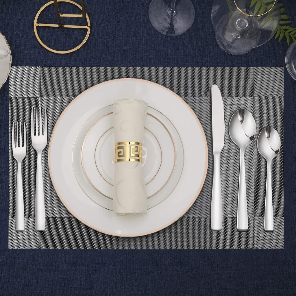 72-Piece Silverware Set for 12, Stainless Steel Flatware Cutlery Set Kitchen Restaurant Hotel, Mirror Polished