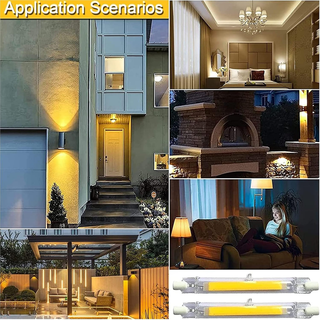 R7s LED Bulbs 10W High Brightness T3 Double Ended LED Lights Bulbs Equivalent to 100W Halogen Bulbs J-Type T3