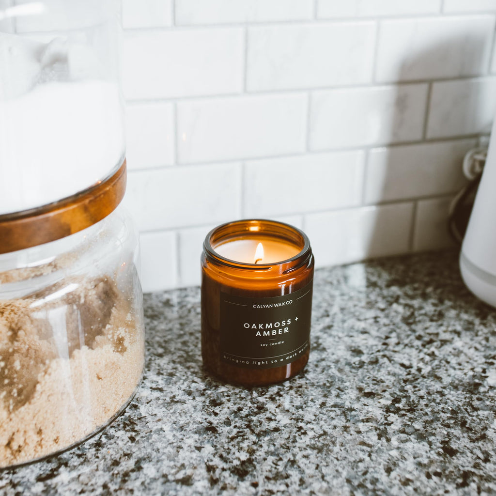 Evergreen & Eucalyptus Scented Candle - 57 Hour Burn