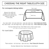 Saleh Luxury Easy Care Damask Fabric Table Cloth, Décor for Everyday, Formal Dining, Entertaining, P
