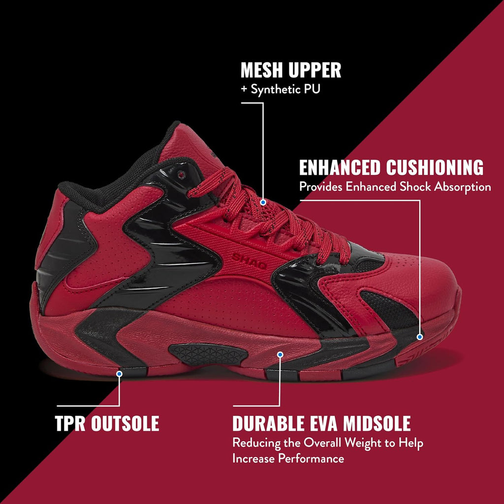 Devastator 2.5 Kids Basketball Shoes for Boys and Girls, High Top Youth Boys Sneakers Little or Big Kid