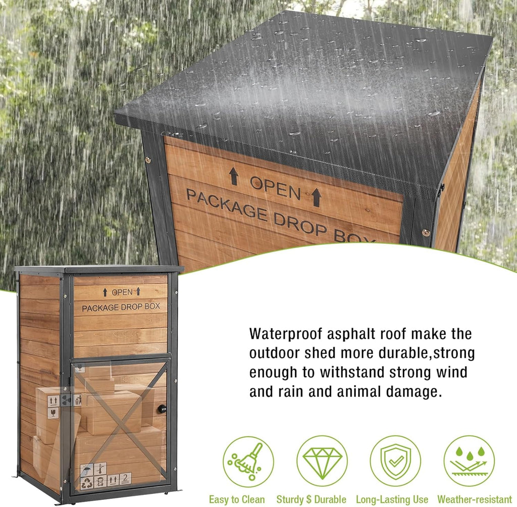 Large Package Delivery Boxes Large Parcel Drop Box with Combination Lockable