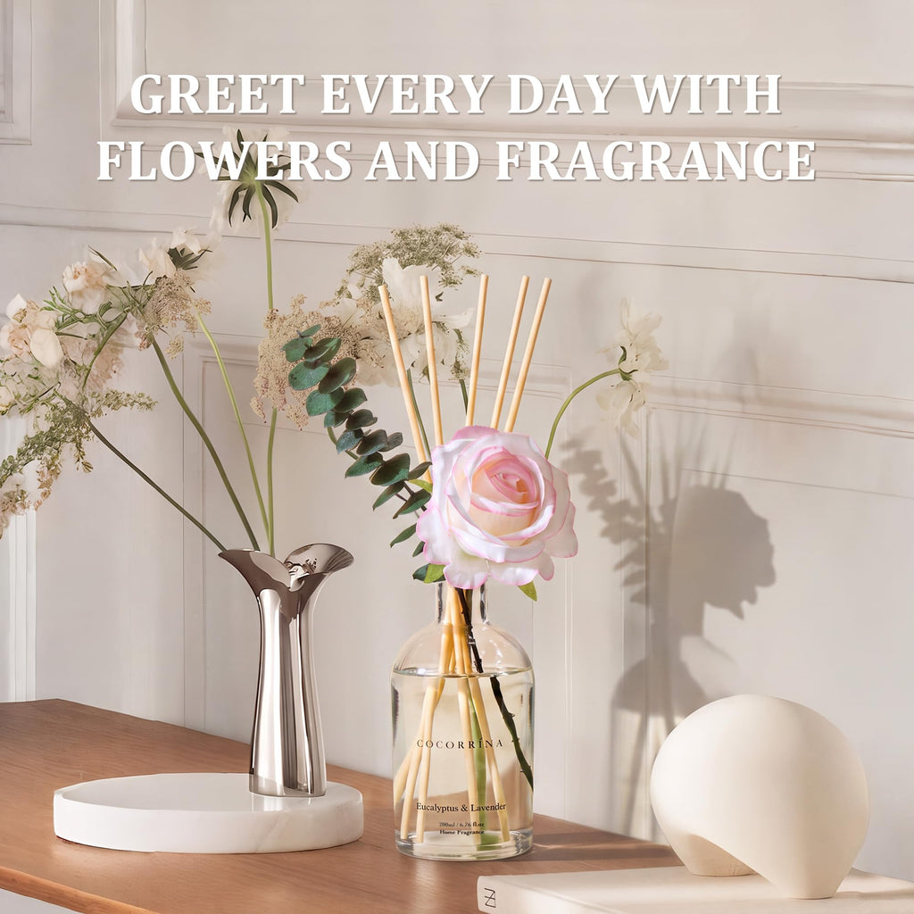 Reed Diffuser Eucalyptus Lavender Scent 6.76 fl oz Home Fragrance