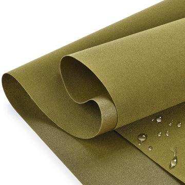Waterproof Canvas Fabric, 58" Wide Upholstery Polyester Material, Durable Indoor Outdoor Water Resistant Fabric