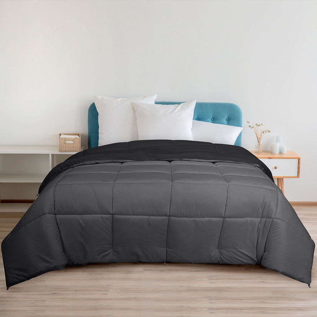 California King Comforter - All Season Down Alternative Bedding Comforters - Quilted Comforter with Corner Tabs