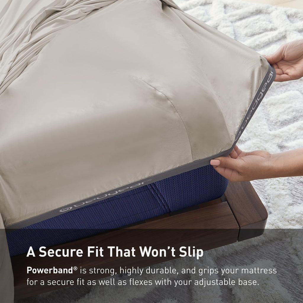 Dri-Tec Sheet Set - Moisture Wicking Technology, Breathable Cooling Sheets - Flat Sheet Fitted Sheet Pillowcases