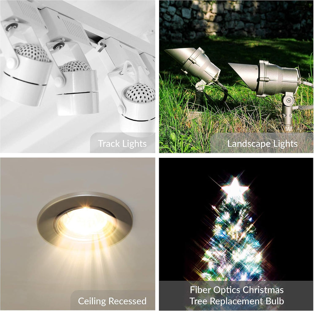 LED MR11 3W Flood Light Bulb GU4 Bi-Pin Base, 3000K, 10 Pack
